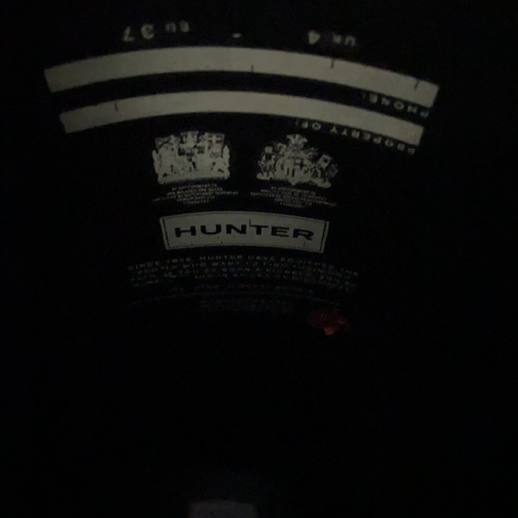 Hunter Waterproof Size 6 Boots - Picture 2 of 4